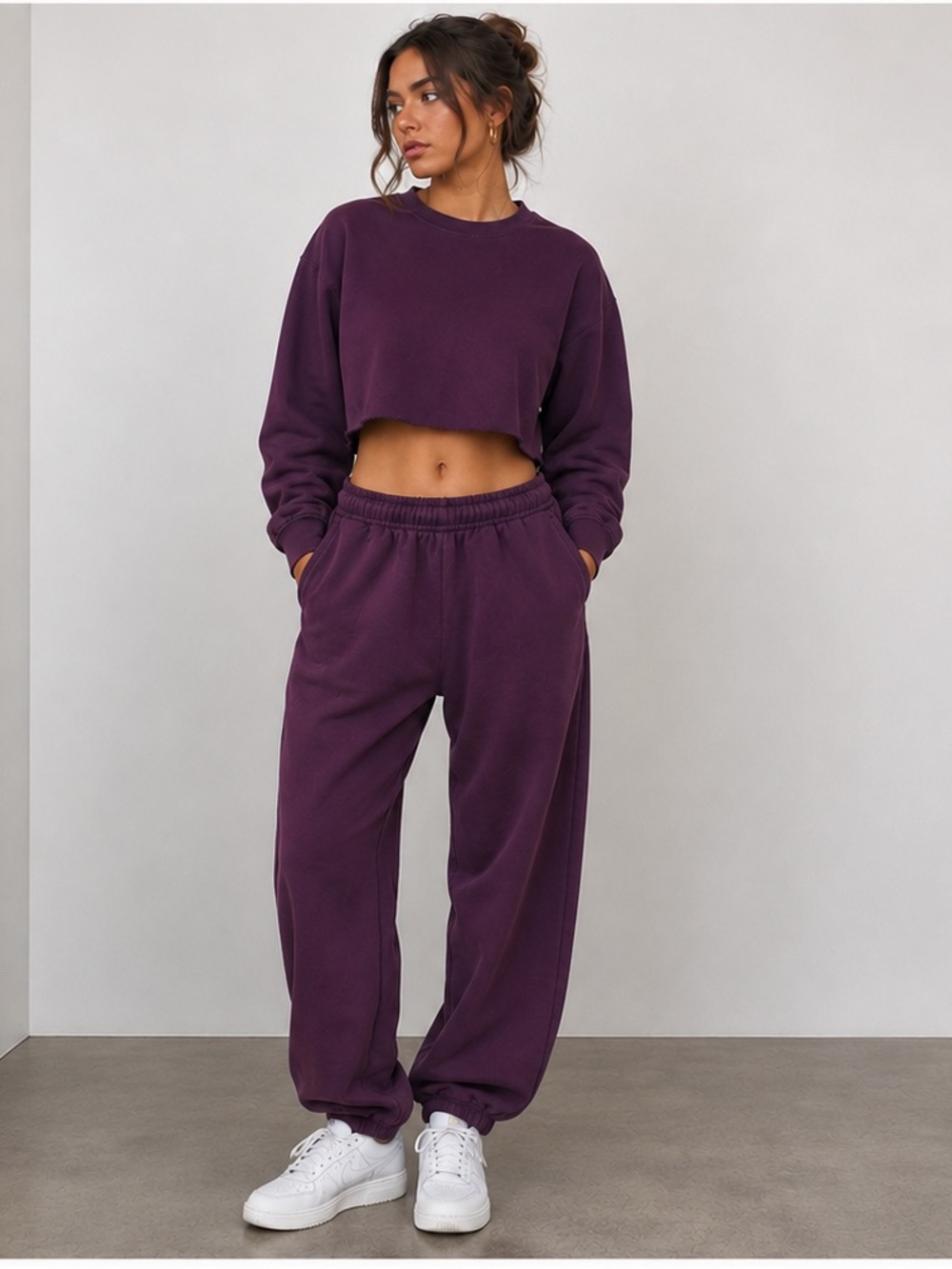 TNA Cozy Fleece Sweat Set